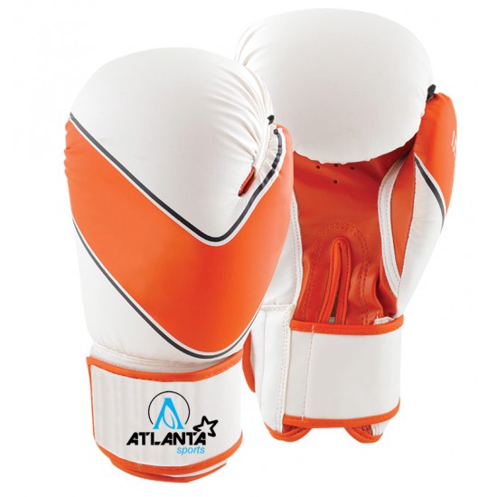 Pro Boxing Official Pro Fight Gloves - White/Orange