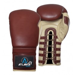 Professional Lace Up Official Boxing Gloves