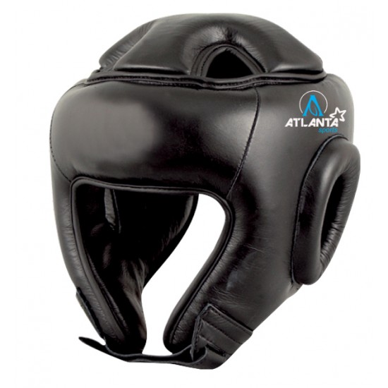 Professional Head Guards High Quality Leather Black