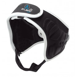 Professional Head Guards High Quality Leather White/Black