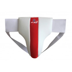 New Design Groin Guards White/Red