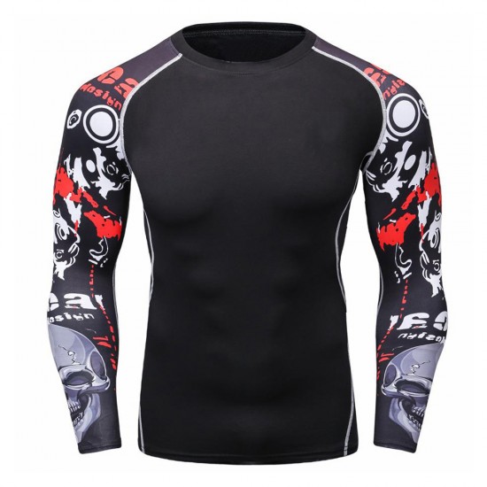 Wholesale Oversized best quality make your own logo for men's rash guard